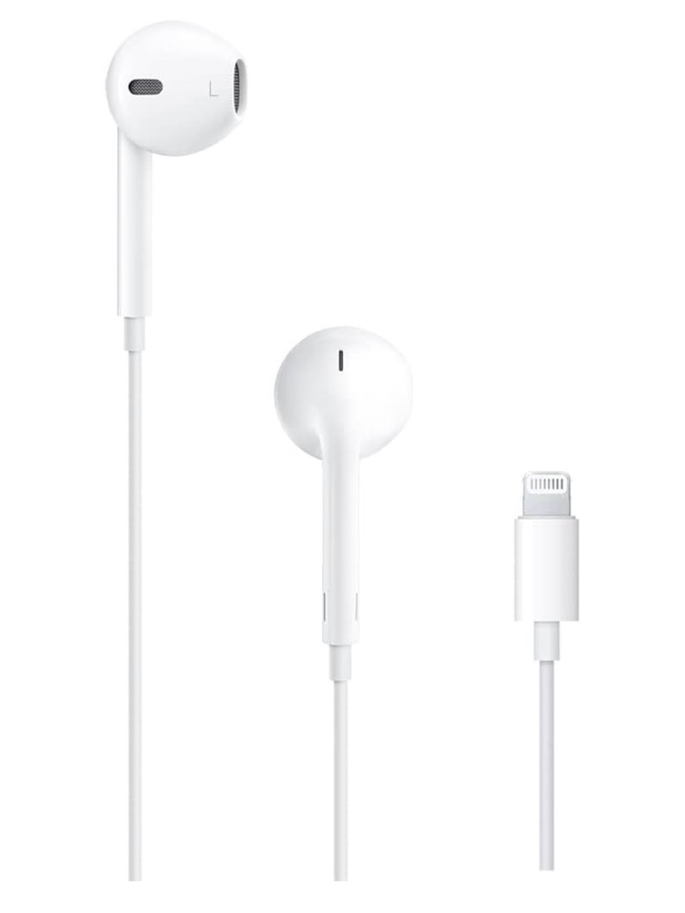 Apple Lightning Wired Earbuds in White